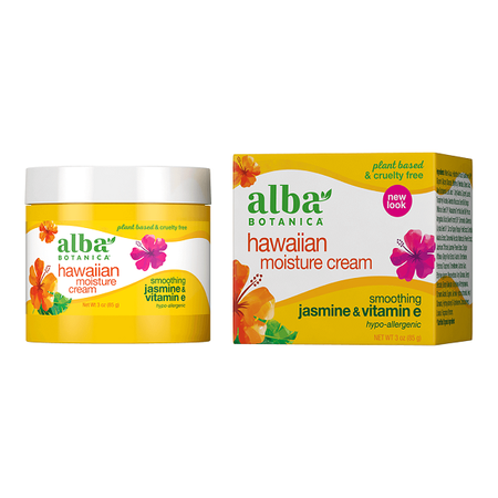 Wygładzający krem do twarzy Alba Botanica – Jaśmin i Witamina E