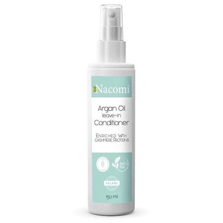 Wzmacniająca odżywka do włosów z olejem arganowym Nacomi - bez spłukiwania