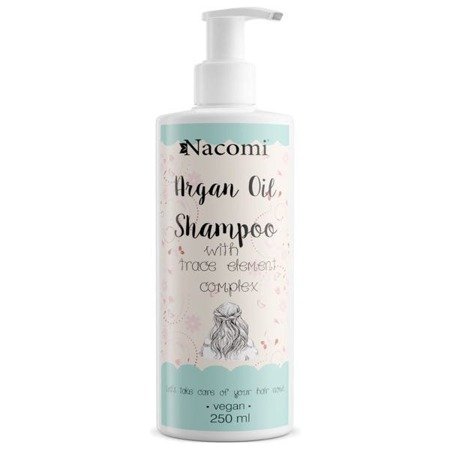 Wzmacniający szampon z olejem arganowym Nacomi