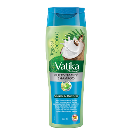 Zwiększający objętość szampon Vatika- Kokos 400ml
